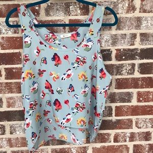 Colorful, floral tank